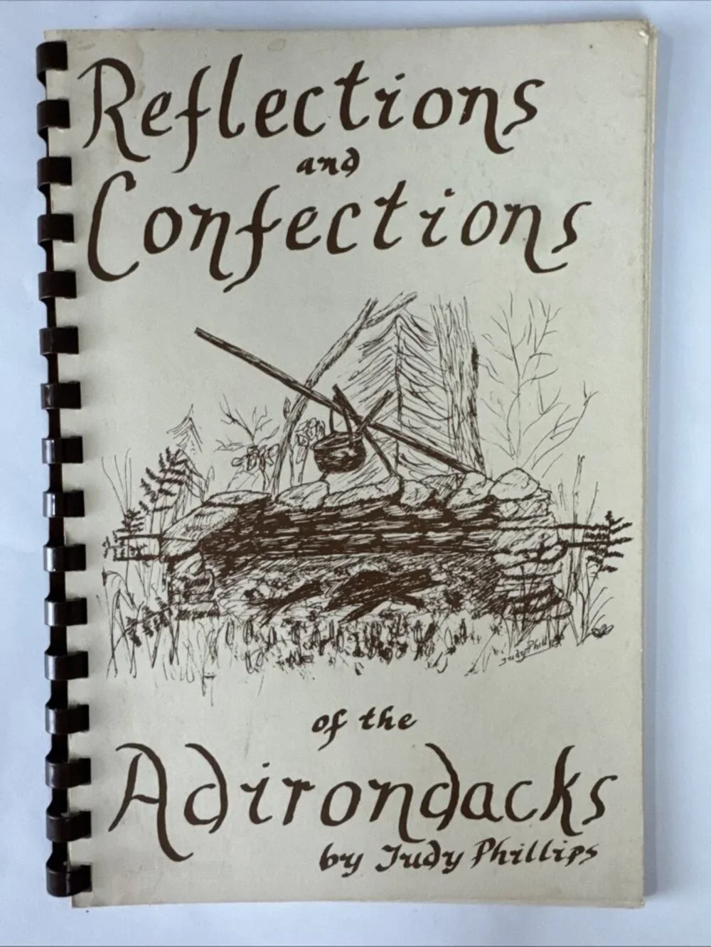 1981 Reflections and Confections of the Adirondacks Cookbook Judy Phillips